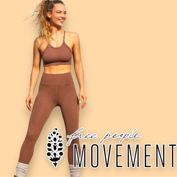 FP Movement by Free People Pants - 🎉HP🎉 NWOT THE CLASS X FP Movement Good Karma Leggings in Chocolate. Size XS/S